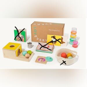 Lovevery inspector play kit (partial), months 7-8